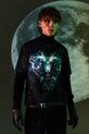 T-shirt męski z kolekcji Zodiak - Baran kolor czarny wzorzyste czarny RW24.TSM955