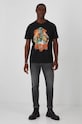 T-shirt bawełniany męski Slayer kolor czarny RW24.TSMA71 czarny RW24