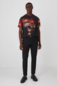 Odzież T-shirt bawełniany męski z kolekcji The Lord of the Rings kolor czarny RW24.TSMA88 czarny