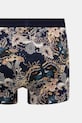 Bokserki bawełniane męskie z elastanem wzorzyste (3-pack) RW25-BBMA03