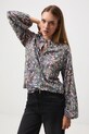 Bluzka damska z wiskozy wzorzysta RW25-BDD050 multicolor RW25