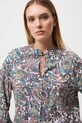 Bluzka damska z wiskozy wzorzysta multicolor RW25-BDD050
