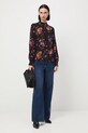 Bluzka damska z wiskozy wzorzysta RW25-BDD092 multicolor RW25