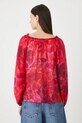 Bluzka damska wzorzysta RW25-BDD200 multicolor RW25