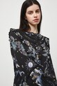 Halenka dámská regular, z viskózy černá RW25-BDD300