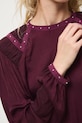 Medicine bluzka RW25-BDD700 bordowy