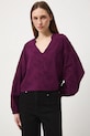 Medicine bluzka bawełniana RW25-BDDB02 fioletowy RW25