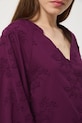 Medicine bluzka bawełniana RW25-BDDB02 fioletowy