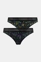 Figi bawełniane damskie z elastanem wzorzyste (2-pack) RW25-BID500 multicolor RW25