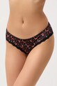 Figi bawełniane damskie briefs z elastanem wzorzyste (2-pack) RW25-BID504