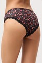 Figi bawełniane damskie briefs z elastanem wzorzyste (2-pack) RW25-BID504