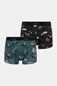 Bokserki bawełniane męskie z elastanem wzorzyste (2-pack) RW25-BIM507 multicolor RW25
