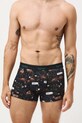 Bokserki bawełniane męskie z elastanem wzorzyste (2-pack) RW25-BIM507