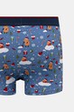 Bokserki bawełniane męskie z elastanem świąteczne (2-pack) RW25-BIMA04 multicolor