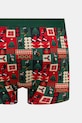 Bokserki bawełniane męskie z elastanem świąteczne (2-pack) RW25-BIMA06 multicolor