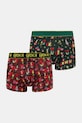 Bokserki bawełniane męskie z elastanem świąteczne Grinch (2-pack) dzianina multicolor RW25-BIMA50