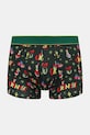 Odzież Bokserki bawełniane męskie z elastanem świąteczne Grinch (2-pack) RW25-BIMA50 multicolor