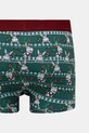 Bokserki bawełniane męskie z elastanem świąteczne Shrek (2-pack) multicolor RW25-BIMA52