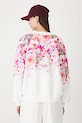 Odzież Bluza bawełniana damska oversize z nadrukiem RW25-BLD200 biały