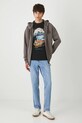 Medicine bluza bawełniana RW25-BLM203 brązowy RW25