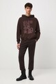 Bluza bawełniana męska z nadrukiem RW25-BLM303 brązowy RW25