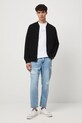 Bluza męska z fakturą RW25-BLM310 czarny RW25