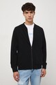 Bluza męska z fakturą czarny RW25-BLM310