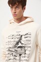 Bluza męska z kolekcji Narodowy Instytut Fryderyka Chopina x Medicine RW25-BLM704 beżowy RW25