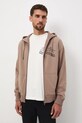 Medicine bluza bawełniana brązowy RW25-BLM901