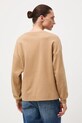 Medicine longsleeve bawełniany RW25-BUD040 beżowy RW25