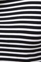 Longsleeve bawełniany damski z elastanem w pasy RW25-BUD602 czarny