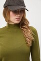 Longsleeve damski gładki zielony RW25-BUD700