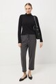 Longsleeve damski gładki RW25-BUD700 czarny RW25