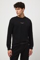 Longsleeve bawełniany męski z kolekcji Science – Words of Wisdom RW25-BUM350 czarny RW25