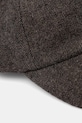 Akcesoria Czapka z daszkiem wełniana męska melanżowa RW25-CAM200 beżowy