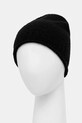 Akcesoria Czapka damska beanie z domieszką wełny RW25-CDD041 czarny