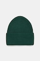 Czapka damska beanie prążkowana średniej grubości turkusowy RW25-CDD052