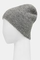 Czapka damska beanie z domieszką wełny owczej i wełny alpaki RW25-CDD501 szary RW25