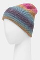 Czapka z domieszką wełny damski wzorzysta RW25-CDD504 multicolor RW25
