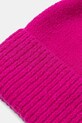 Akcesoria Czapka damska beanie prążkowana RW25-CDD706 różowy