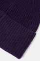 Akcesoria Czapka z kaszmiru damska beanie RW25-CDD708 fioletowy