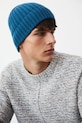 Czapka męska beanie prążkowana RW25-CDM070 niebieski