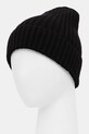 Akcesoria Czapka męska beanie prążkowana RW25-CDM070 czarny