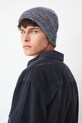 Czapka męska beanie melanżowa pozostałe granatowy RW25-CDM600
