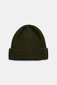 Czapka męska beanie z domieszką wełny i kaszmiru RW25-CDM704 zielony RW25