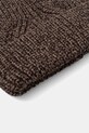 Akcesoria Czapka z domieszką wełny beanie melanżowa RW25-CDM705 brązowy