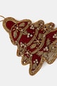 Ozdoba choinkowa handmade - choinka RW25-DEU800 bordowy RW25