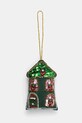 Ozdoba choinkowa handmade - domek zielony RW25-DEU807