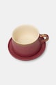 Medicine filiżanka ze spodkiem RW25-KBU624 bordowy RW25
