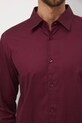 Medicine koszula RW25-KDM098 bordowy